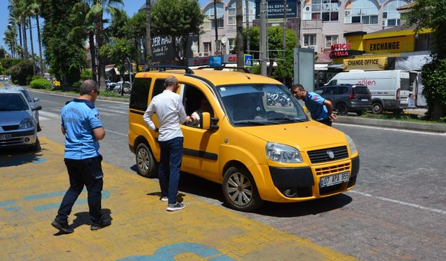 Alanya’da halk otobüsleri ve taksiler denetlendi