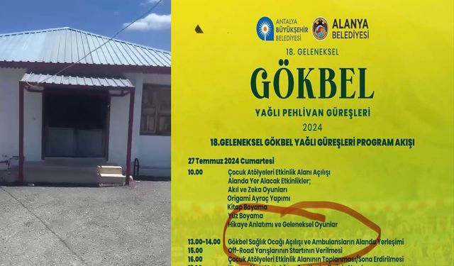 Alanya Belediyesi’nin sağlık ocağı açılışı tepkilere yol açtı