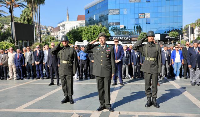 19 Eylül Gaziler Günü Alanya’da törenle kutlandı