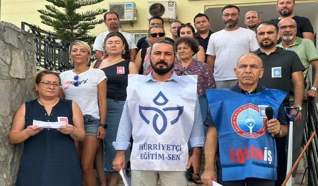 Alanya’da eğitimcilerden büyük protesto: “Eğitimde tasarruf olmaz”