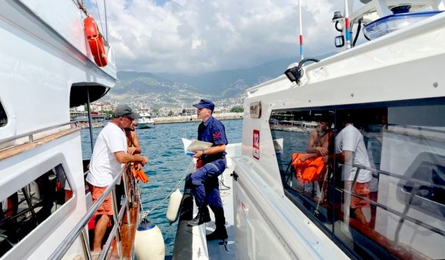 Alanya’da teknelere ceza yağdı: 232 Bin TL idari para cezası