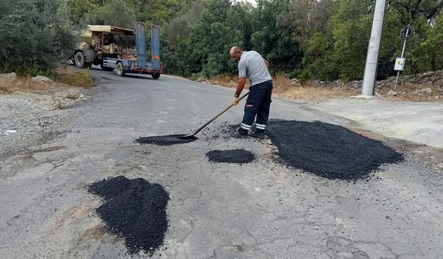 Alanya'da o mahallelerin yollarına bakım