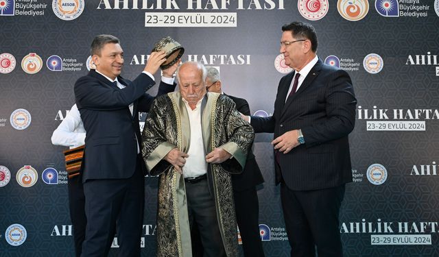 Antalya'da Ahilik Haftası coşkusu