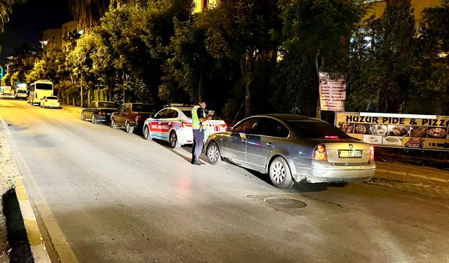 Alanya'da genel trafik uygulaması: 154 araca ceza