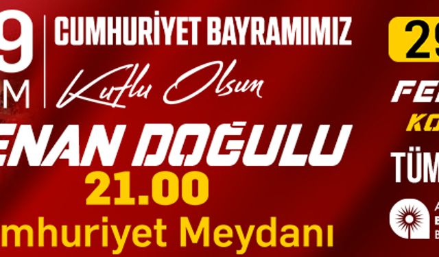 ANTALYA BÜYÜKŞEHİR BELEDİYESİ 29 EKİM CUMHURİYET BAYRAMI KUTLAMASI