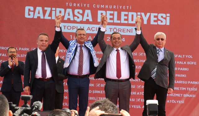 CHP Genel Başkanı Özgür Özel Gazipaşa'ya geliyor