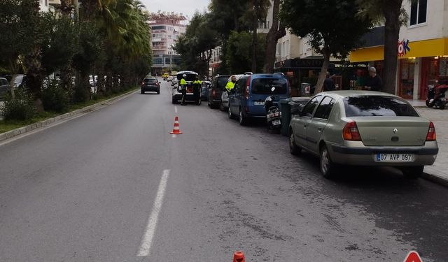 Alanya trafik denetimi: 43 bin TL ceza