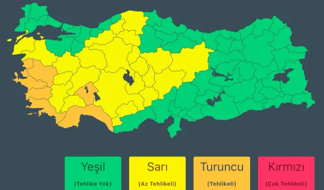 Antalya dahil 6 ilde turuncu uyarısı İçişleri'nden geldi