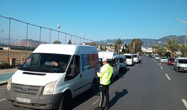 Antalya'da 41 bin araç ve sürücü denetlendi