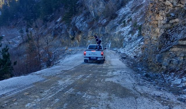 Antalya Büyükşehir ekiplerinden Alanya yollarında çalışma