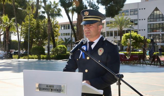 Türk Polis Teşkilatı 180 yaşında: Alanya’da anlamlı kutlama