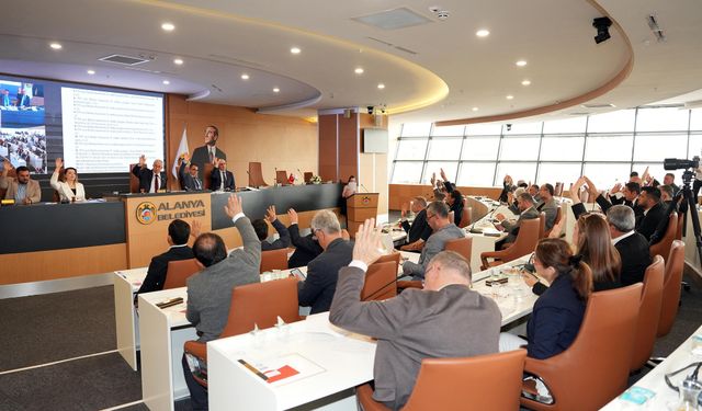 Alanya Belediyesi'nin faaliyet raporu onaylandı