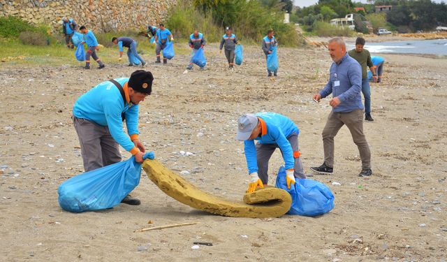 Alanya’da sahil seferberliği
