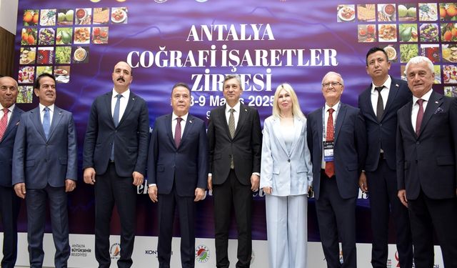 Antalya'da 'Coğrafi İşaretler Zirvesi' başladı