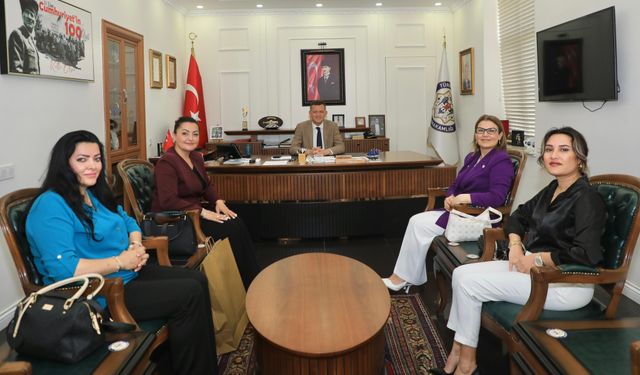 Alanya’da Girişimci İş Kadınları Derneği’nden Kaymakam Ürkmezer’e ziyaret