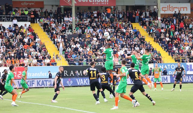 Alanyaspor ile Kayserispor 1-1 berabere kaldı