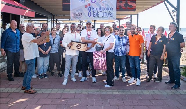 Alanya'da 8. Namık Gökgür Tavla Turnuvası yapıldı