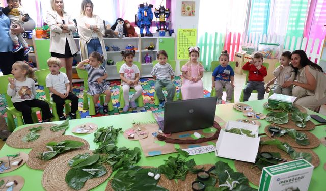 Antalya’da ipekböceği serüveni çocuklarla buluşuyor