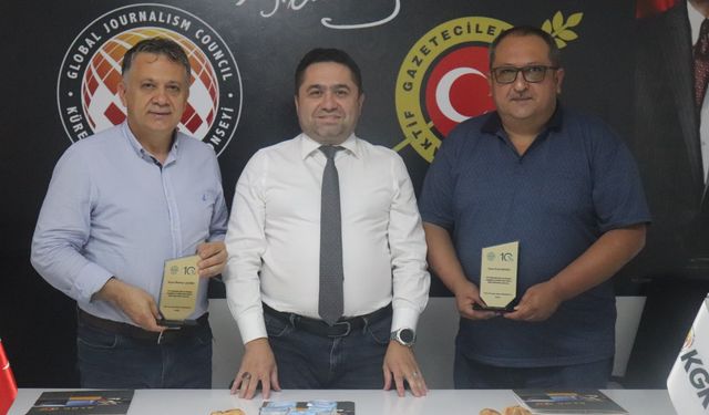 ALKÜ’den ALGC’ye teşekkür plaketi
