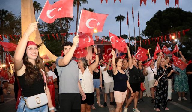 Alanya’da 30 Ağustos Zafer Bayramı coşkusu