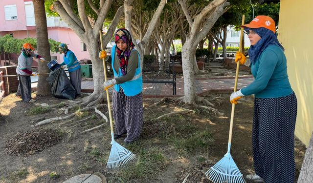 Alanya'da yeşil alanlar kadınlara emanet