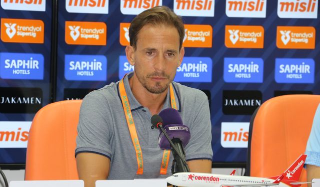 Alanyaspor Teknik Direktörü Joao Pereira mücadeleyi değerlendirdi