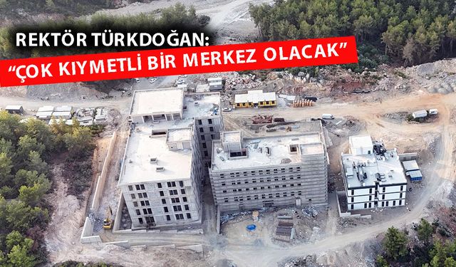 ALKÜ’de ortak derslikler binasının yapımı tüm hızıyla sürüyor