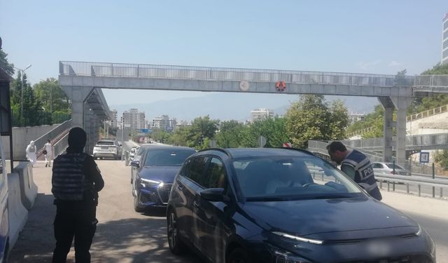 Antalya'da çalıntı araç denetimi
