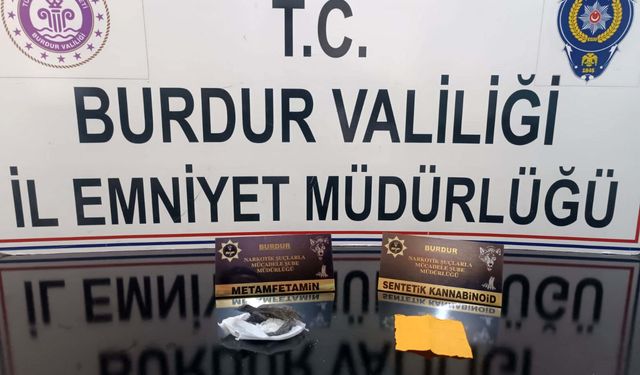 Burdur'da operasyonda 1 kişi tutuklandı