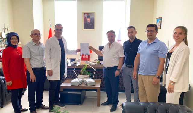 Hastaneye damar görüntüleme cihazı bağışlandı