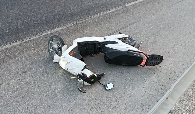Motosiklet kazası: 1 yaralı