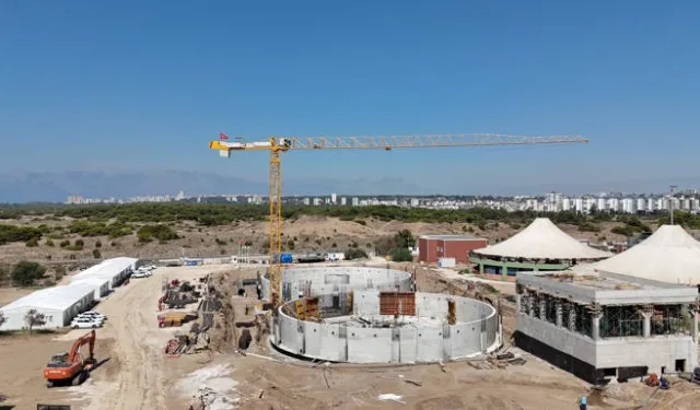 Antalya'da Atıksu Arıtma Tesisi’nde çalışmalar tam gaz