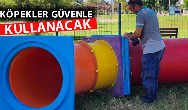 Köpek Eğitim Parkı'na yeni parkurlar