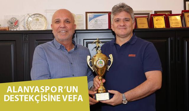 Alanyaspor’dan Mehmet Aydıncı’ya teşekkür ziyareti