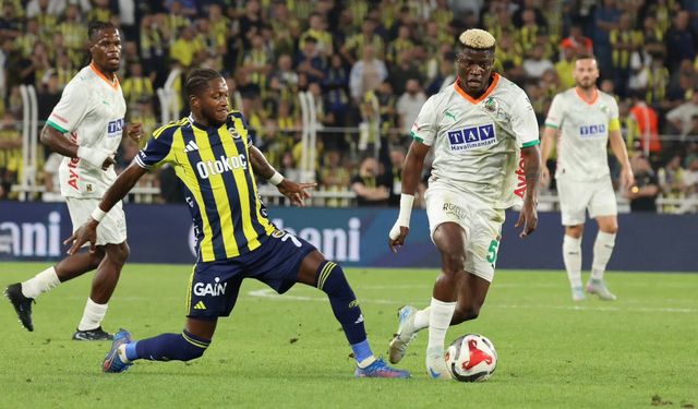 Fenerbahçe-Alanyaspor maçı golsüz kalmadı: 2-2 Beraberlik