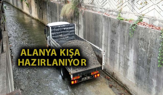 Alanya'da su taşkınlarına karşı önlem: Dereler temizleniyor