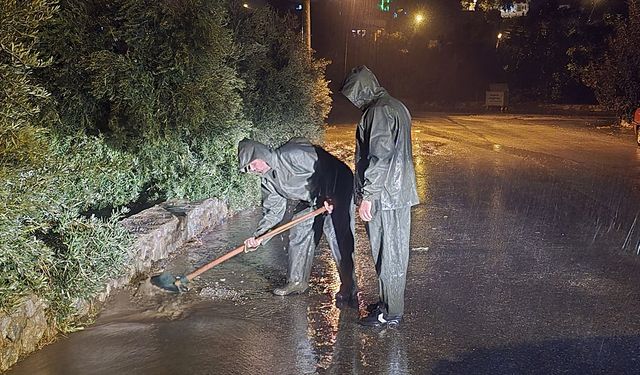 Alanya'da sağanak etkili oldu
