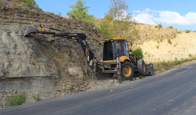 Manavgat yollarında kış mesaisi