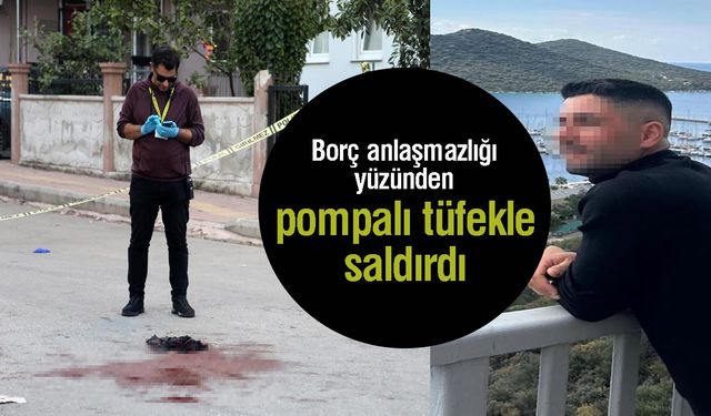 Antalya'da pompalı tüfekle saldırı: 1 yaralı