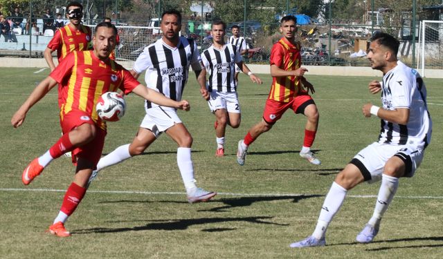 Keçiborlu, evinde berabere kaldı