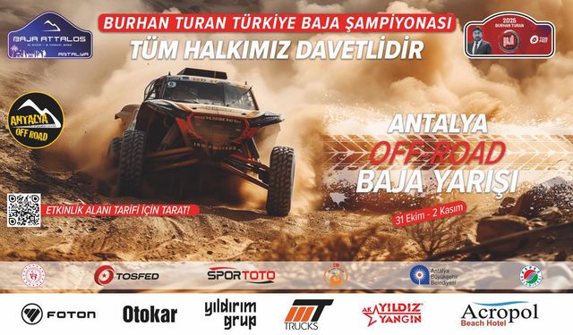 Türkiye 2025 Baja rüzgarı Kepez'den esecek