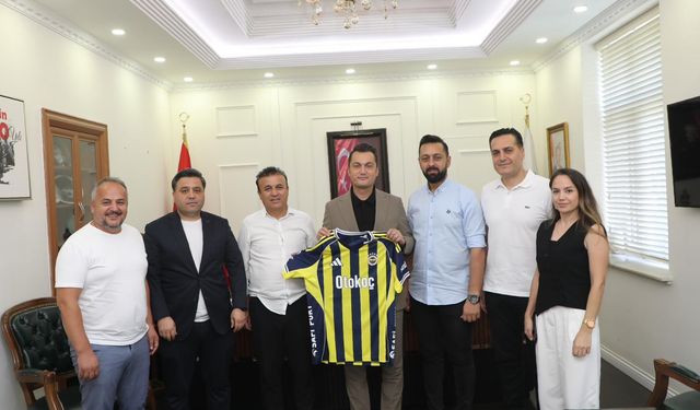 Fenerbahçeliler’den Kaymakam Öztürk’e ziyaret