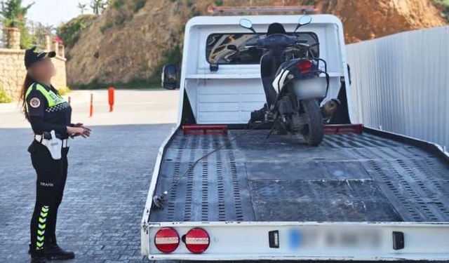 Antalya’da şok motosiklet denetimleri yoğunlaştı