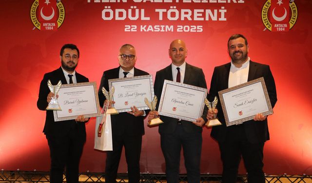 'Yılın Basın Ödülleri'nde DHA'ya 4 ödül