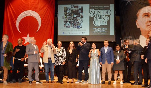 Antalya'da iz bırakanlar sahnede