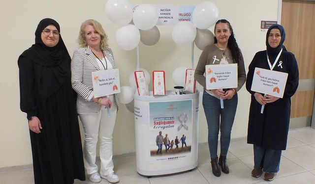 Akciğer kanseri farkındalık etkinliği