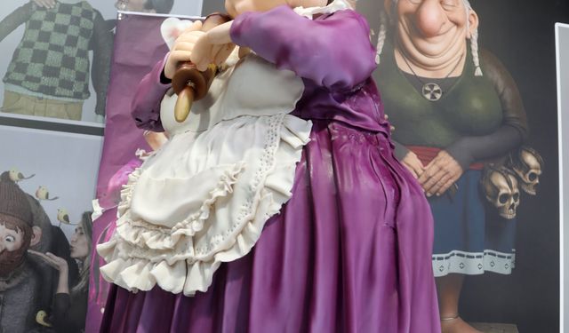 Şeker hamurundan 150 kiloluk heykel