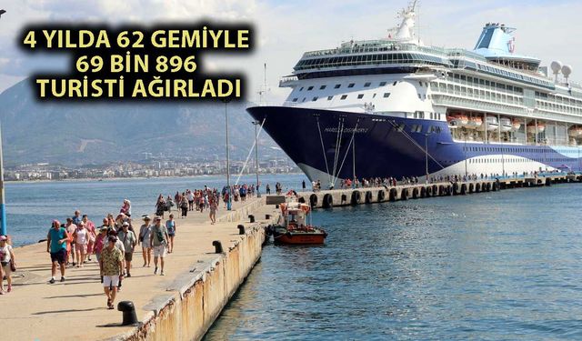 Alanya'da kruvaziyer turizmi 4 yılda toparlandı