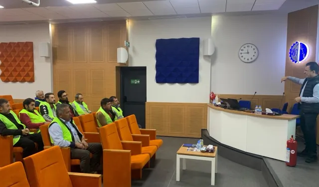 Çevre Yapı Arıtma'da iş güvenliği eğitimi