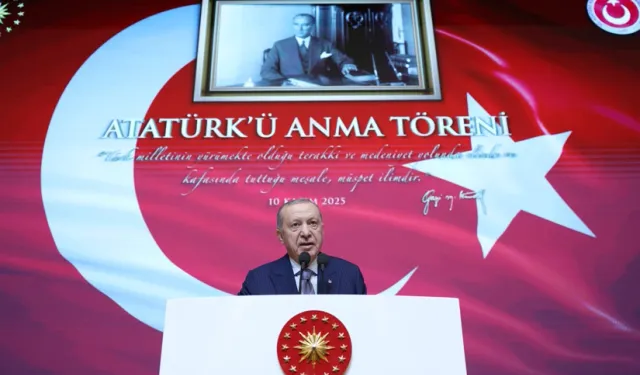 Cumhurbaşkanı Erdoğan: Gazi Mustafa Kemal'in yol haritası 102 yıldır rehberimiz